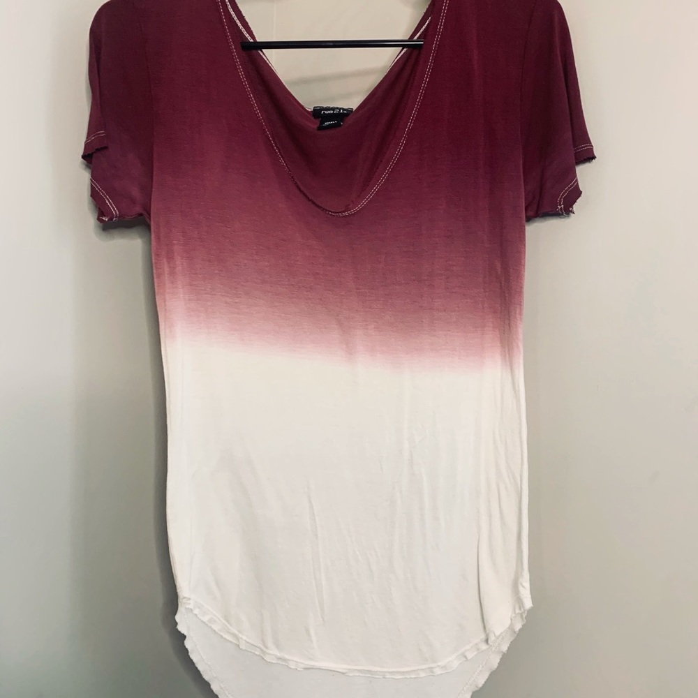 Long ombré shirt